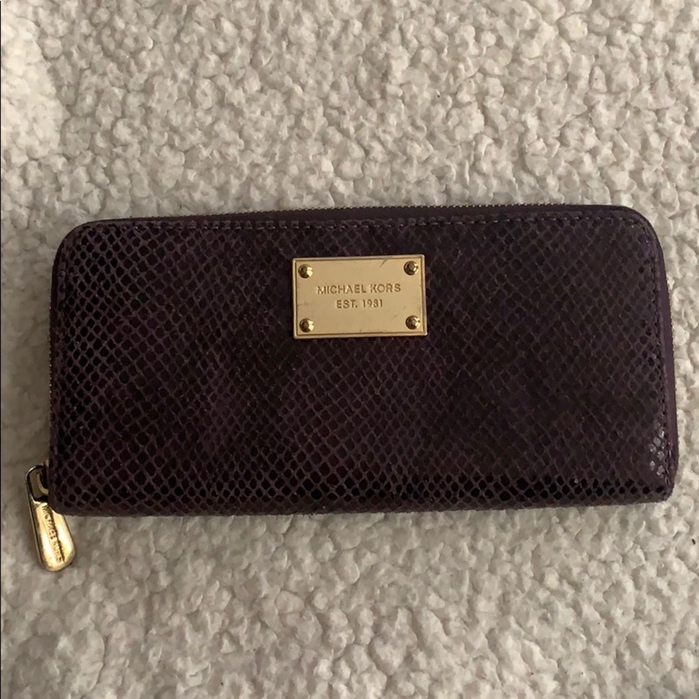 Michael Kors Purple Wallet